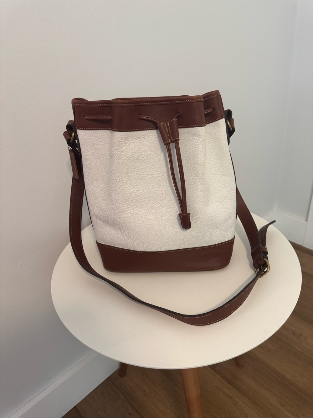 Coach vintage Pebbled Leather Bucket Bag